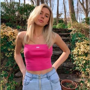 Barbie pink KITH crop top